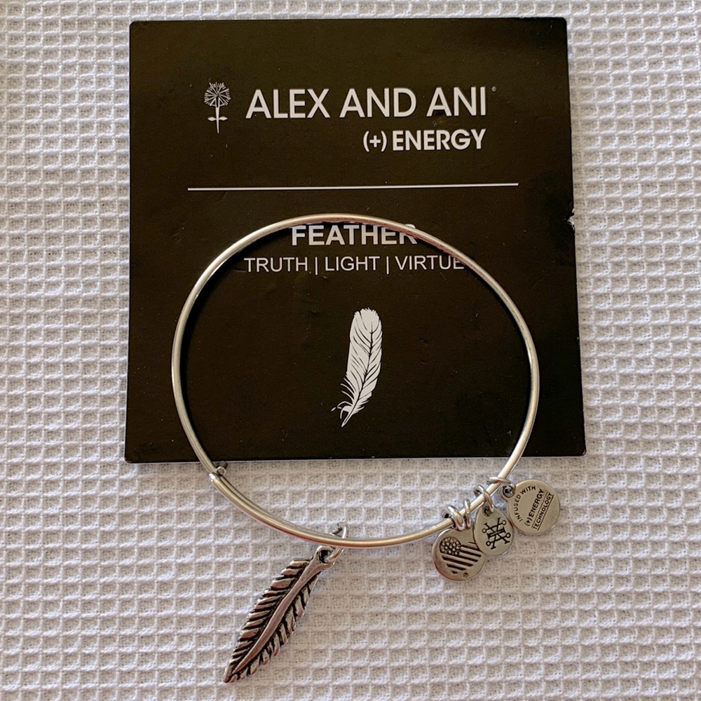 Feather Alex and Ani Bracelet